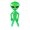 A, variant on Sktrjpolfis Alien Yard Inflatable with Built-in Blower, 6 Ft