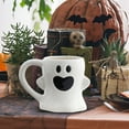 thumbnail image 5 of Halloween Ghost Mug 15 oz Ceramic 3D Ghost Pattern Coffee Cup with Handle Spooky Cute Drinkware for Milk Tea Hot Beverages Halloween Christmas Birthday Gifts for Coffee Lovers, 5 of 9