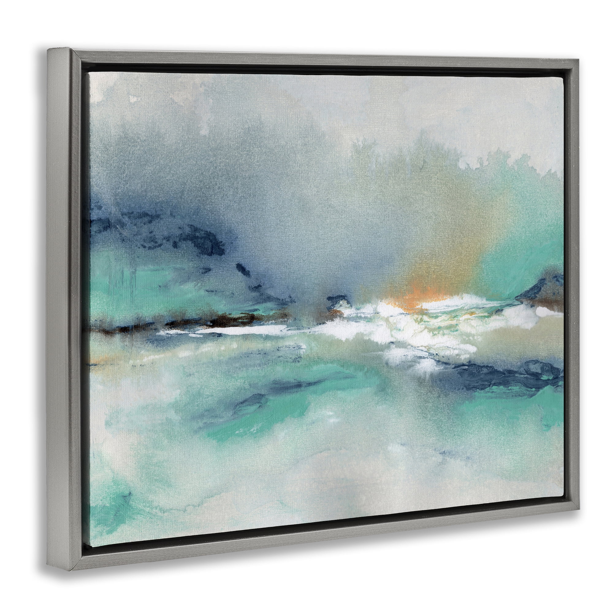 Stupell Industries Sun Bleached Crossing Gray Framed Floater Canvas Wall Art, design by NLS Design