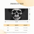 thumbnail image 5 of Picia Black White Hat Skull Pattern Party Banner, Festive Decoration, Holiday Banner, Celebration Decor, Event Banner, Reusable Party Banner-Medium, 5 of 8