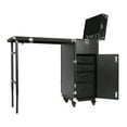 thumbnail image 5 of Portable Manicure Table Nail Desk Rolling Cabinet W/ Drawer, Remote Control, 5 of 21