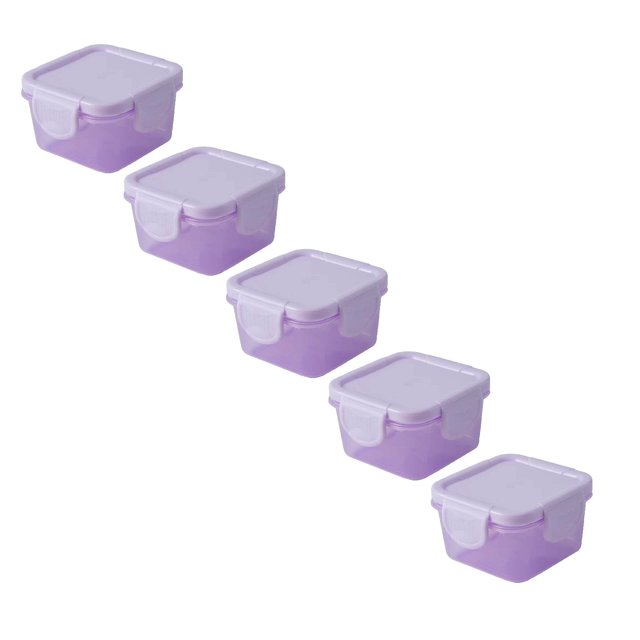 SUNONESIE 6/5/4/3/2/1pcs Small 5oz Food Storage Containers Reusable Food Storage Containers with Lids Leak Proof Condiment Food Containers Airtight Lunch Box