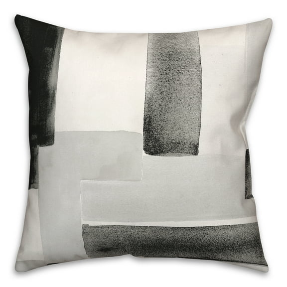 Creative Products Life is Better Here on the Porch Grey and White 20x20 Indoor / Outdoor Pillow