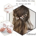 thumbnail image 4 of Minnieouse Mujeres pelo vid exquisito hecho a mano decorativo elegante cristal rhinestone perla boda nupcial diadema cabeza banda Ropa, zapatos y accesorios Miscelánea, 4 of 6