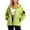 Green, variant on Only Moment Grey Women Casual Jacket Travel Outdoor Jacket Full-Zip Jacket Crew Neck Long Sleeve Sherpa Fleece Retro Ethnic Print Fashion Casual Warm Coats S