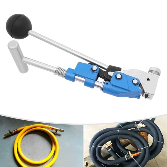 TFCFL Hand Punch Clamp Tool, Punch Clamp Tool, Hose Clamp Banding Tool Alloy Steel