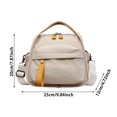 thumbnail image 3 of ibiyuan Tote Bags For School Colorful Nylon Fashion Crossbody Shoulder Purse for Women, Lightweight Casual Daily Commute Handbag Birthday Gifts, 3 of 7