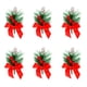 thumbnail image 1 of Lote mínimo de 50 agujas de pino navideñas mini ramas de agujas de pino bayas de frutos rojos navideños piñas accesorios de decoración para árboles de Navidad 8 cm se ANGGREK  Otros, 1 of 8