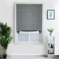 thumbnail image 3 of Tcwhniev Vertical Pleated Blinds Fabric Shade Pleated Curtain Instant Temporary Privacy Blinds Roller No Drilling Temporary Pleat Paper Blinds Window Shades, 3 of 7