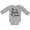 AC-Heather Grey, variant on Inktastic My 1st Lacrosse Season Girls Long Sleeve Baby Bodysuit