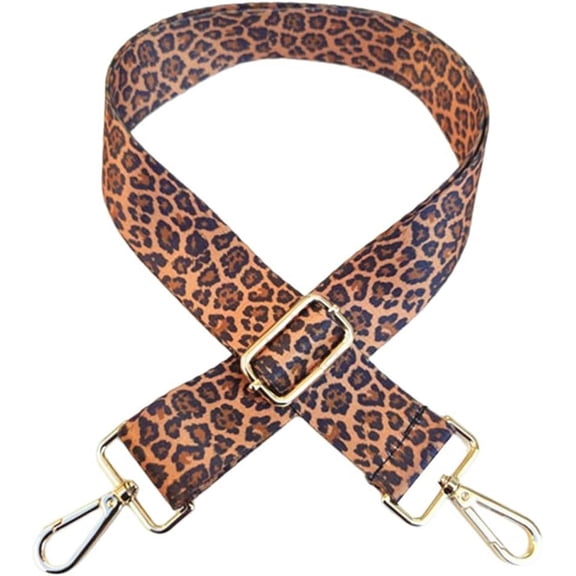 Kukuzhu Leopard Purse Strap 1.5" Wide Replacement Crossbody Bag Straps Adjustable Guitar Purse Strap Handbags Shoulder Strap