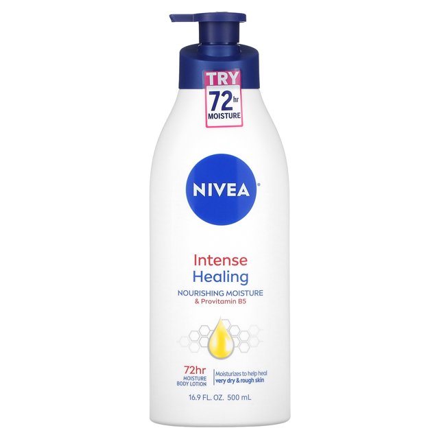Nivea, Intense Healing Moisture Body Lotion, Very Dry & Rough Skin, 16.9 fl oz Pack of 3