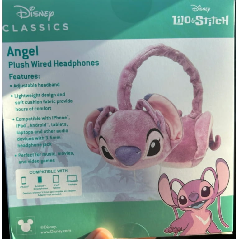 Disney Classics Angel Plush Wired Headphones - Walmart.com