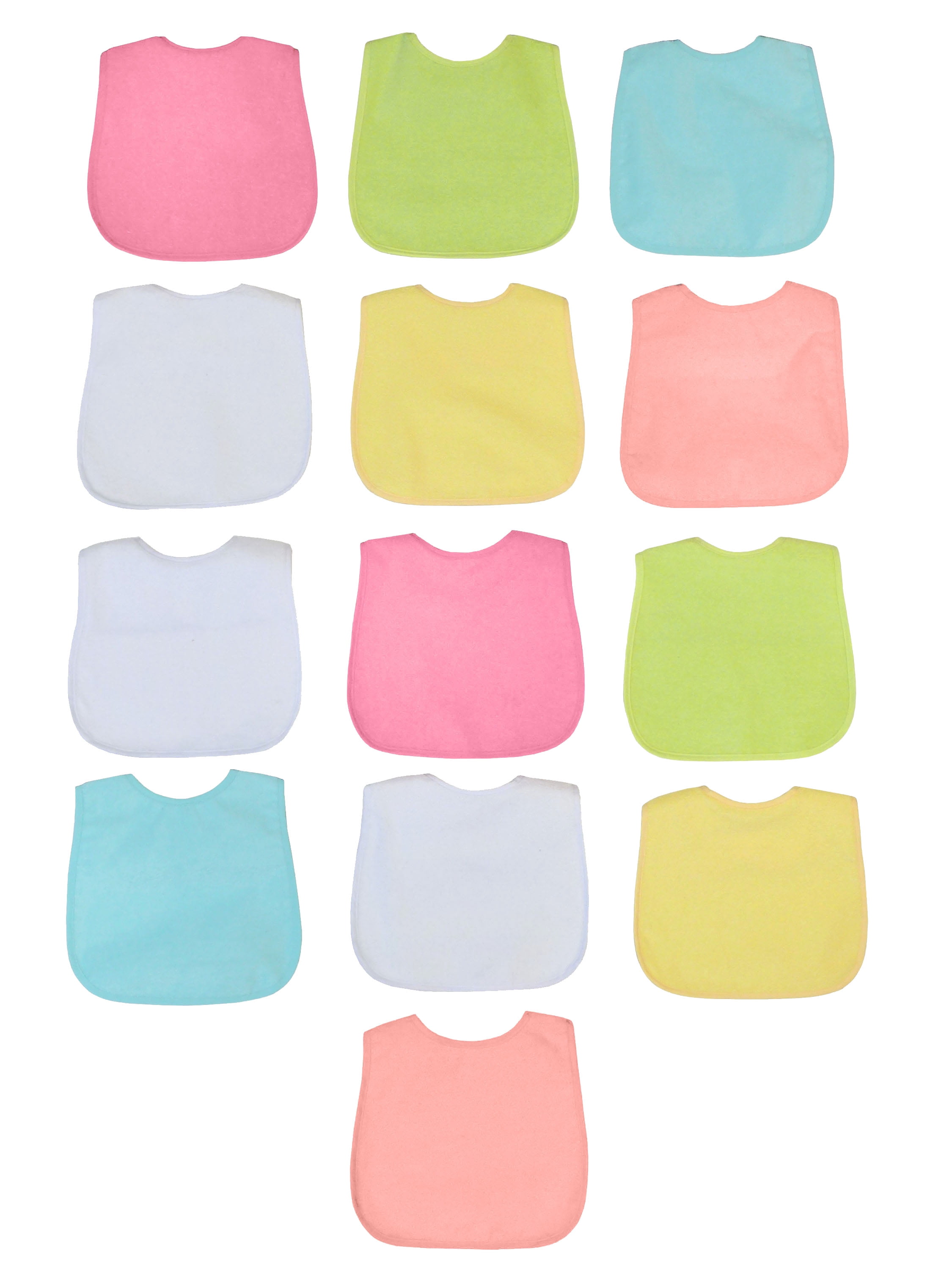 Parent's Choice Baby Girl Bibs, 13 Count Super Value Pack