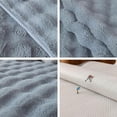 thumbnail image 4 of Nvzi Luxury Thick Faux Fur Plush Couch Cover Ultra Soft Anti-Slip Sofa Cover Fluffy Furry Sofa Slipcover Washable Furniture Protector for Kids Dogs Cats Pet (Light Grey,36"x70"), 4 of 4