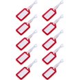 thumbnail image 4 of AVEKI Bag Tag Luggage Label, 10PCS Luggage Travel Tag Plastic Professional Perfect Size Versatile Use Baggage ID Label Tags for Check in Boarding 0517M, 4 of 4