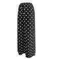 thumbnail image 5 of COMVALUE Palazzo Pants for Women Wide Leg Flowy Pants with Pockets Elastic Mid Waist Summer Beach Vacation Outfits Lightweight (Black, S), 5 of 7