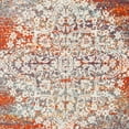 thumbnail image 6 of SAFAVIEH Madison Jayme Vintage Traditional Area Rug, Light Grey/Rust, 8' x 10', 6 of 7