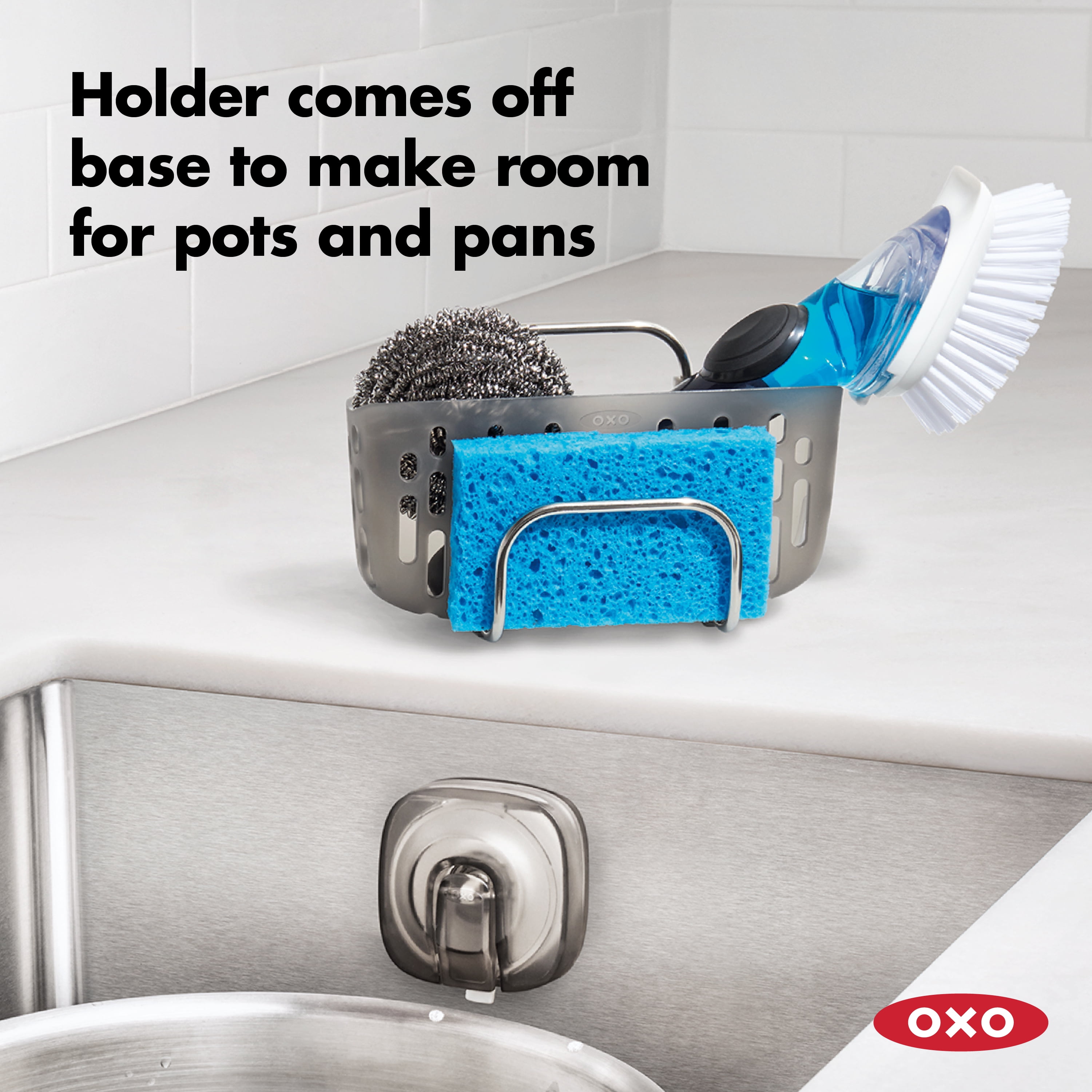 OXO StrongHold Suction Sink Organizer