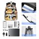 thumbnail image 4 of Disketp Sea Shell Mochila Ligera Clásica con Múltiples Bolsillos, Mochila Casual para Hombre y Mujer, Ideal para Escuela, Trabajo y Viajes, 4 of 6