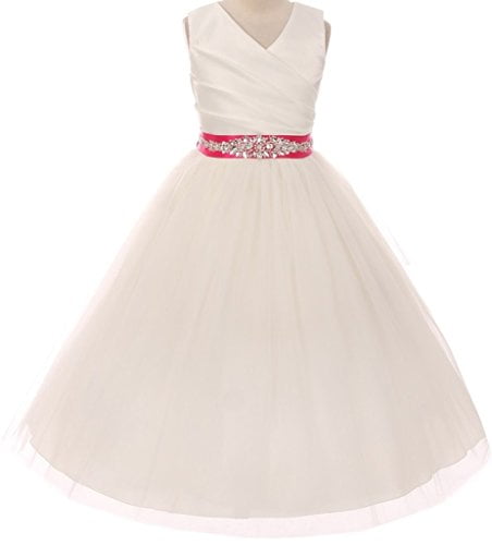 walmart ivory flower girl dresses