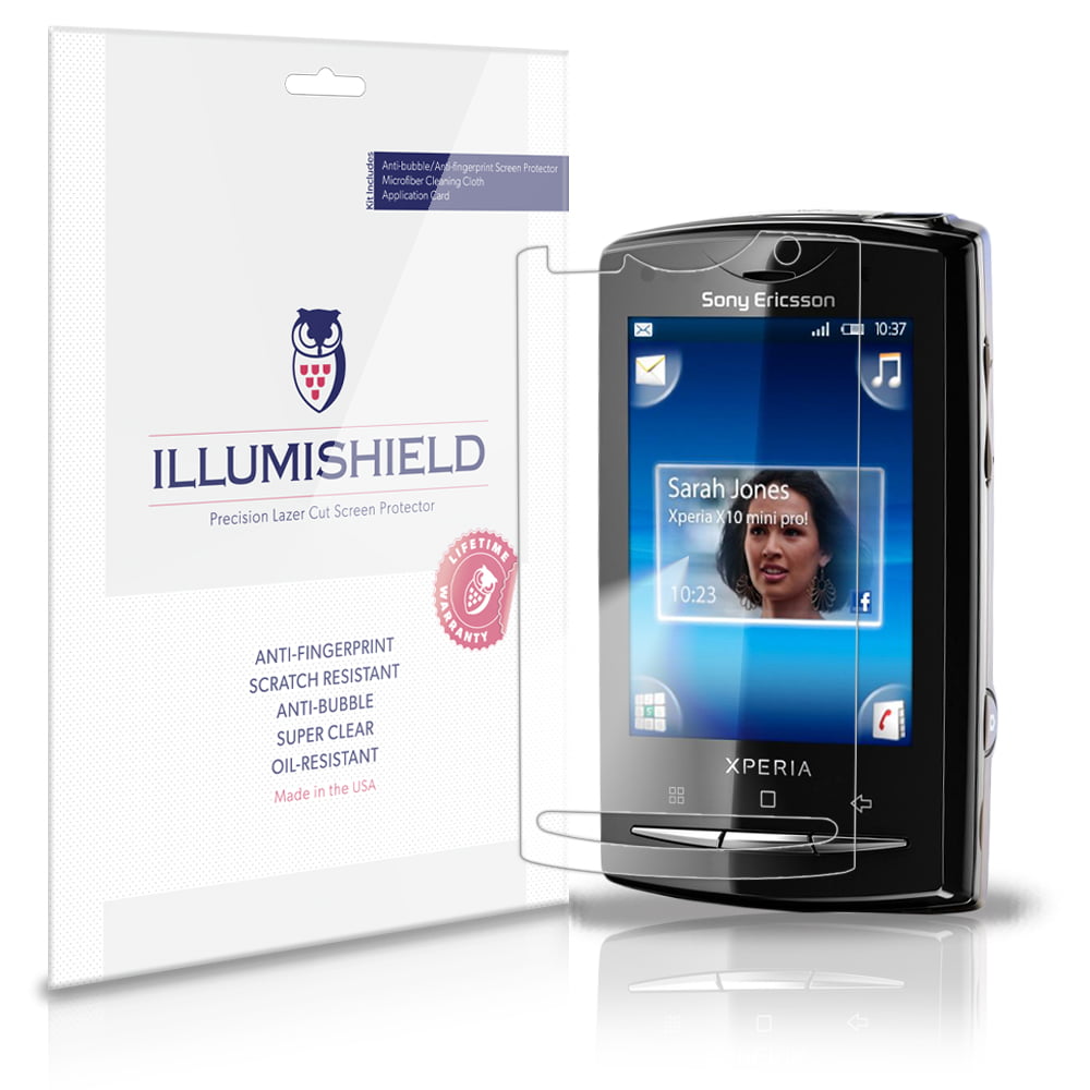 uitroepen Onderhandelen titel iLLumiShield Clear Screen Protector 3x for Sony Ericsson Xperia X10 Mini  Pro - Walmart.com