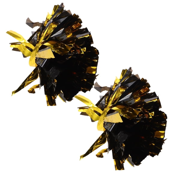 AURARMLET Dazzling Metallic Pom Poms Multi Pet for Sport Cheering Comfort in Movement