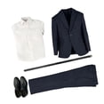 thumbnail image 4 of arctrm 1/6 Action Figure Clothes Dressing up Costume Accessory Movable Doll Clothes Stripes, 4 of 10