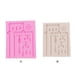 thumbnail image 5 of Injueey Hogar restaurante panadería reutilizable lavable Fondant molde tubos galleta Chocolate silicona molde pastelería herramienta para Herramientas y accesorios para hornear Rosa, 5 of 6