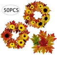 thumbnail image 5 of LHWEN Artificial Maple Leaves 50PCS Autumn Leaves Decorations for Weddings Parties Scrapbooking Multicolor Fall Leaves for DIY Crafts, 5 of 5