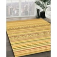 thumbnail image 2 of Ahgly Company Indoor Rectangle Abstract Bold Yellow Abstract Area Rugs, 2' x 4', 2 of 6
