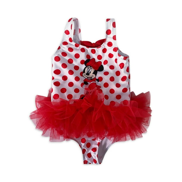 Minnie Mouse Minnie Mouse Baby Toddler Girl Polka Dot Swimsuit