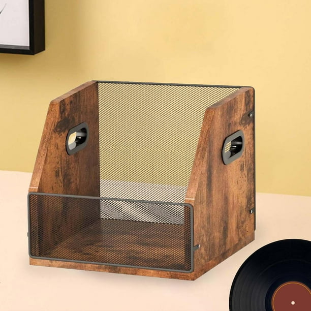 Estante de exhibición de LP perfecl soporte de almacenamiento de discos de vinilo moderno