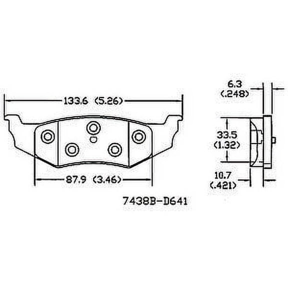 Power Stop Rear Z17 Evolution Ceramic Brake Pads with Hardware 17-641