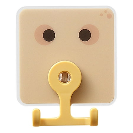 

ERTUTUYI Cute Holder Strong Holder Wall Mount Hook Seamless Sticker Home Kitchen Bathroom Hook Up