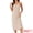 Apricot, variant on Women's Spaghetti Strap Full Slip Midi Under Dress L Deep Purple