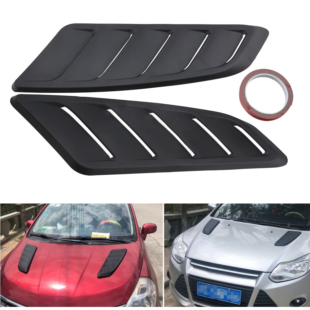 Buy iSpchen Universal Hood Vent Scoop Cover Kit Air Flow Intake Louvers Hood Trim Covers