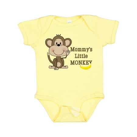 

Inktastic Mommy s Little Monkey Gift Baby Boy or Baby Girl Bodysuit
