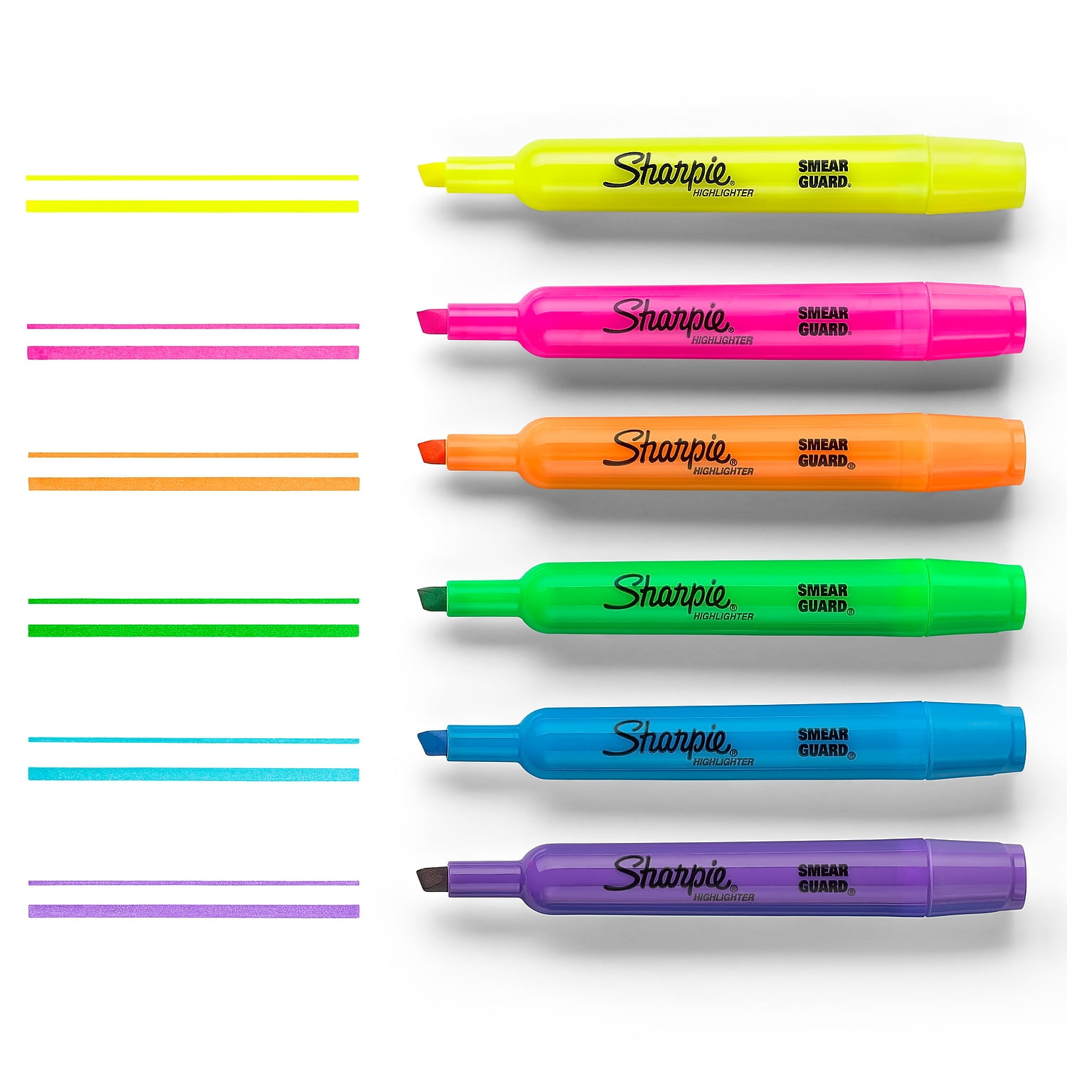 Sharpie Broad Point Tank Style Highlighters, Yellow - 12/Box 