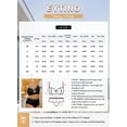 thumbnail image 5 of Eytino Bikinis for Women Bathing Suits High Waisted Textured Two Piece O Ring Color Block Swimsuits Beach Summer Swimwear, 5 of 7