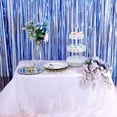 thumbnail image 2 of Efavormart 8ft Royal Blue Metallic Foil Fringe Curtain - Doorway and Party Backdrop Curtain for Wedding, Banquet Halls, Party, Restaurants, Photo Booth Decorations, 2 of 6