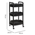 thumbnail image 4 of Carrito Organizador Multiusos Happyware 3 Niveles plástico 28cm x 40cm x 74cm, 4 of 4