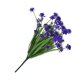 thumbnail image 4 of Toystoory La flor plástica artificial deja la decoración floral del hogar de los bonsais de 7 ramas Decoración azul, 4 of 4