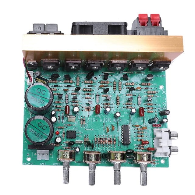 Audio Amplifier Board 2.1 Channel 240w High Power Subwoofer Amplifier Board Amp Dual Ac18-24v Home