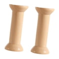 thumbnail image 1 of Abbracc 2 Pieces Wooden Empty Spool Embroidery 3.1" Arts DIY Embroidery Thread Spool B, 1 of 9