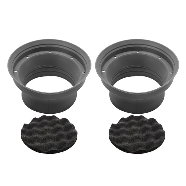 Kits de deflectores para altavoces de coche RECOIL SPB65, silicona plegable, 6.5 pulgadas