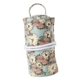 thumbnail image 1 of Organizador de soporte para tijeras, bolsa enrollable fácil de sujetar, organizador de juegos de ganchos de crochet Rosa, 1 of 9