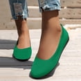 thumbnail image 2 of WZEIIOT Womens Knit Ballet Flats Round Toe Slip On Comfortable Walking Shoes Casual Summer Daily, 2 of 9