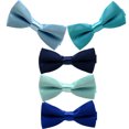 thumbnail image 3 of Boys Solid Blue Pre-Tied Bow Ties, 1 to 10 years, 3 of 3