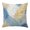 Gold, Cream, Taupe, variant on Throw Pillow Covers, Orange Brown Palm Leaves Decorative Throw Pillow Covers 18x18 Inch, Summer Tropical Plants Botanical Square Linen Pillow Cases for Couch/Living Room/Sofa